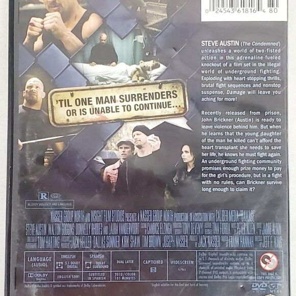 DAMAGE (2009 Film) Action/Drama Movie [DVD] - Picture 3 of 3